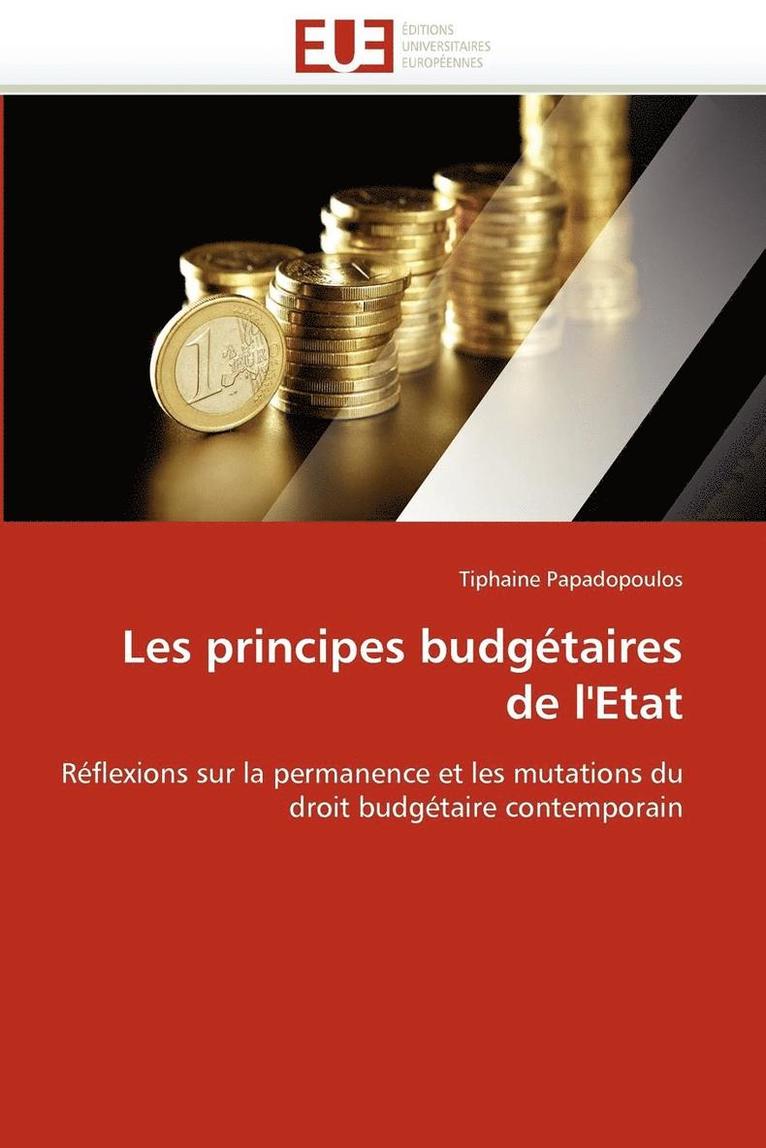 Les Principes Budg taires de l'Etat 1