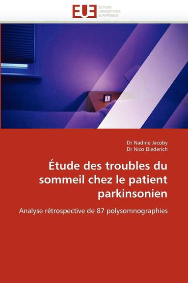 bokomslag  tude Des Troubles Du Sommeil Chez Le Patient Parkinsonien