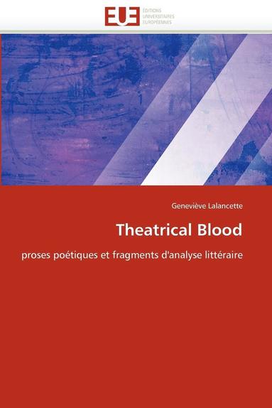 bokomslag Theatrical Blood