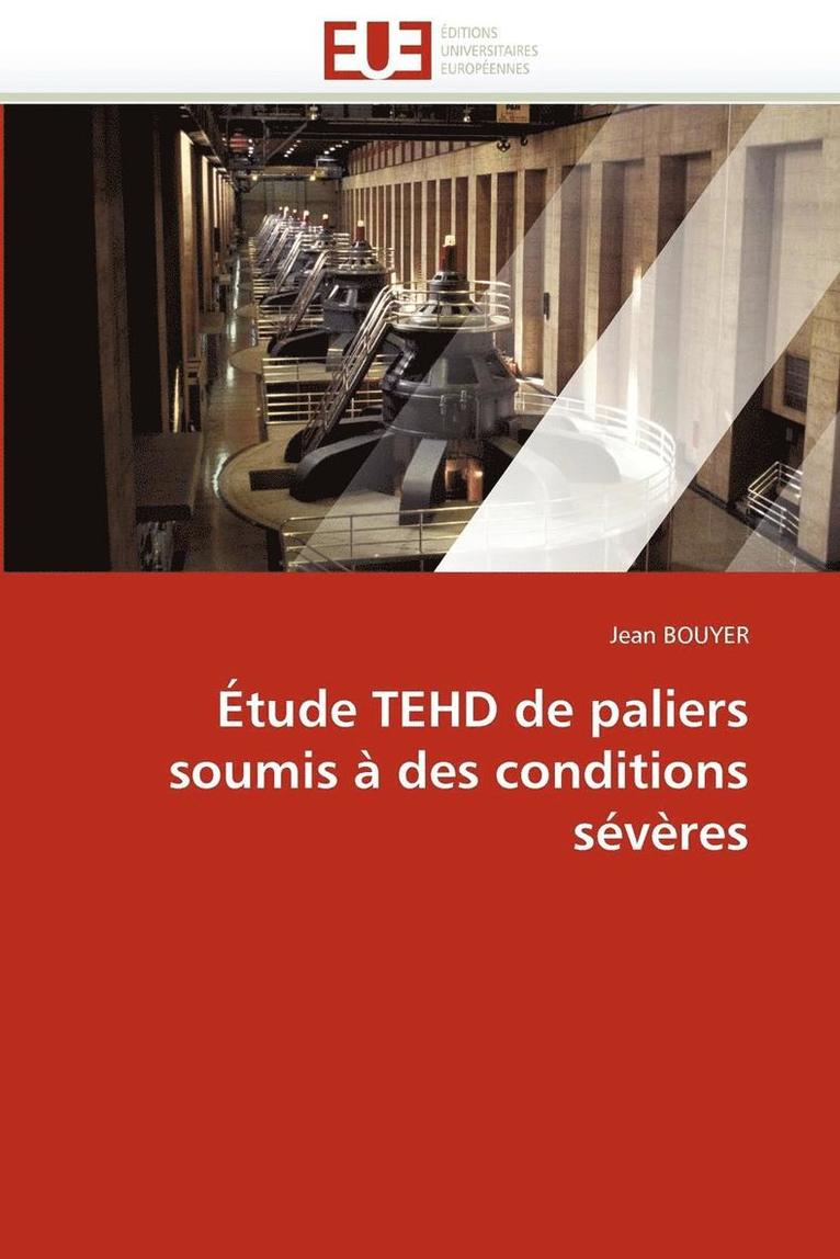 Étude tehd de paliers soumis à des conditions sévères