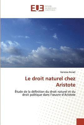 bokomslag droit naturel chez aristote