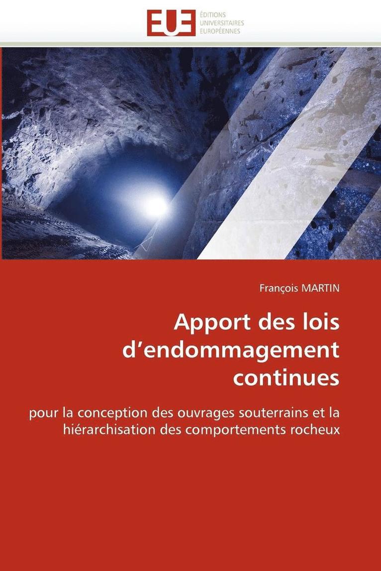 Apport Des Lois d''endommagement Continues 1