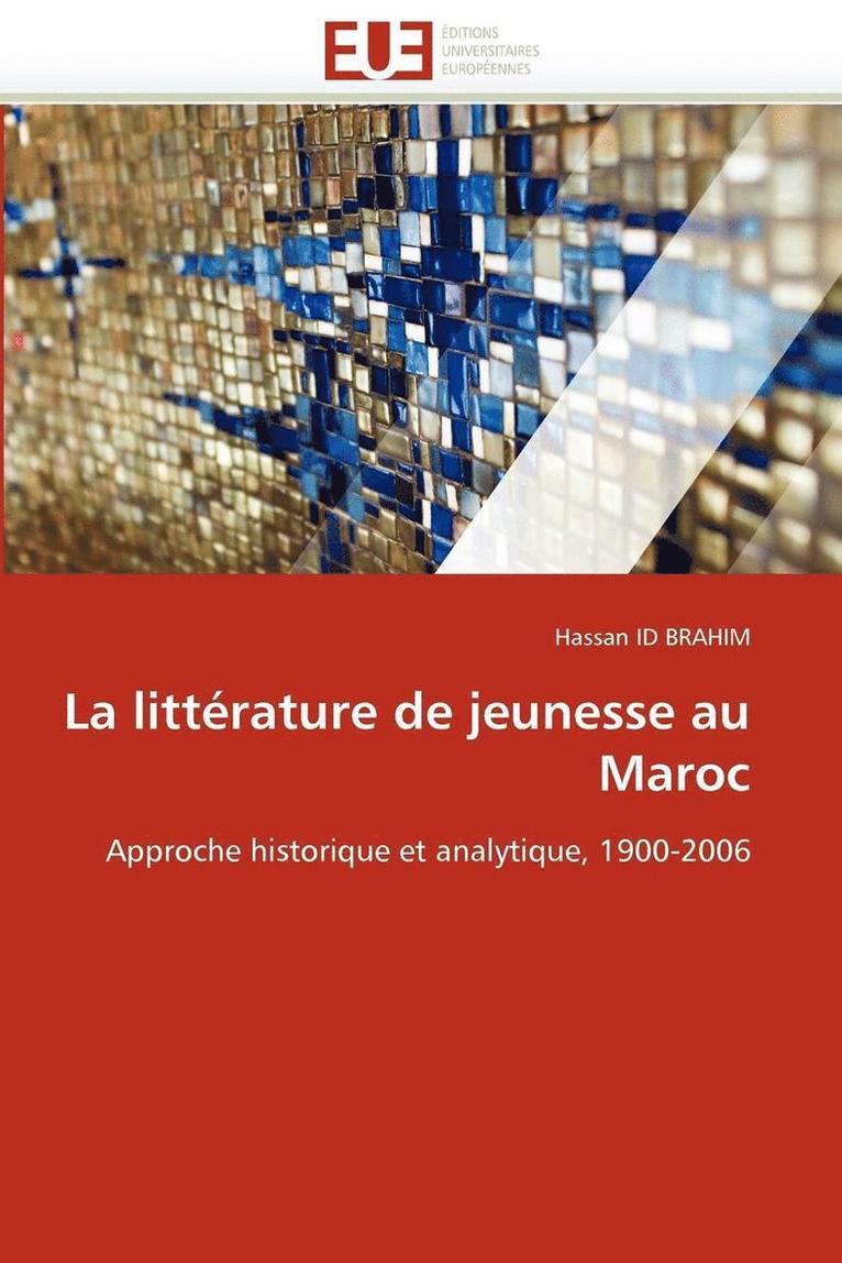 La Litt rature de Jeunesse Au Maroc 1