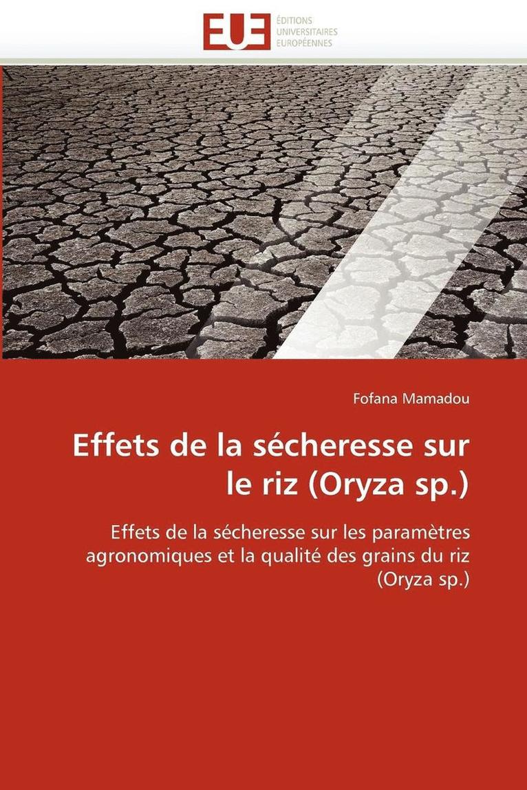 Effets de la S cheresse Sur Le Riz (Oryza Sp.) 1