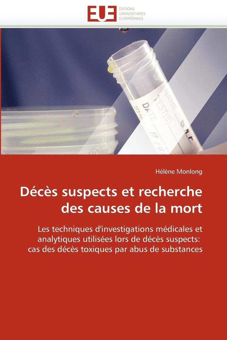D c s Suspects Et Recherche Des Causes de la Mort 1