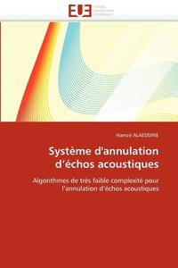 bokomslag Système d''annulation d''échos acoustiques