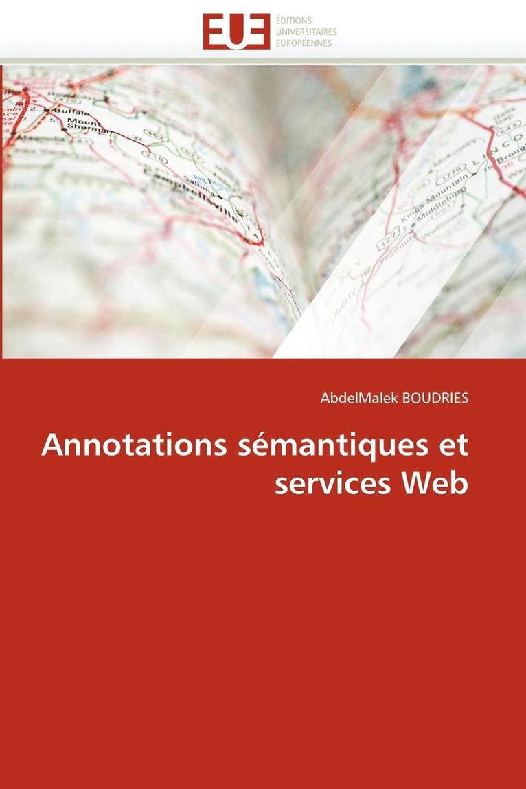 Annotations S?mantiques Et Services Web 1