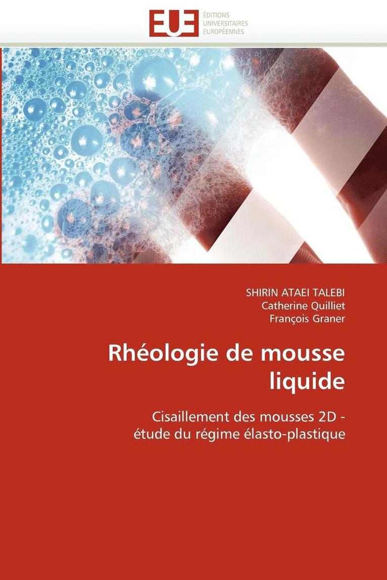 Collectif, Shirin Ataei Talebi, Catherine Quilliet, François Graner - Rh�ologie de Mousse Liquide, Häftad