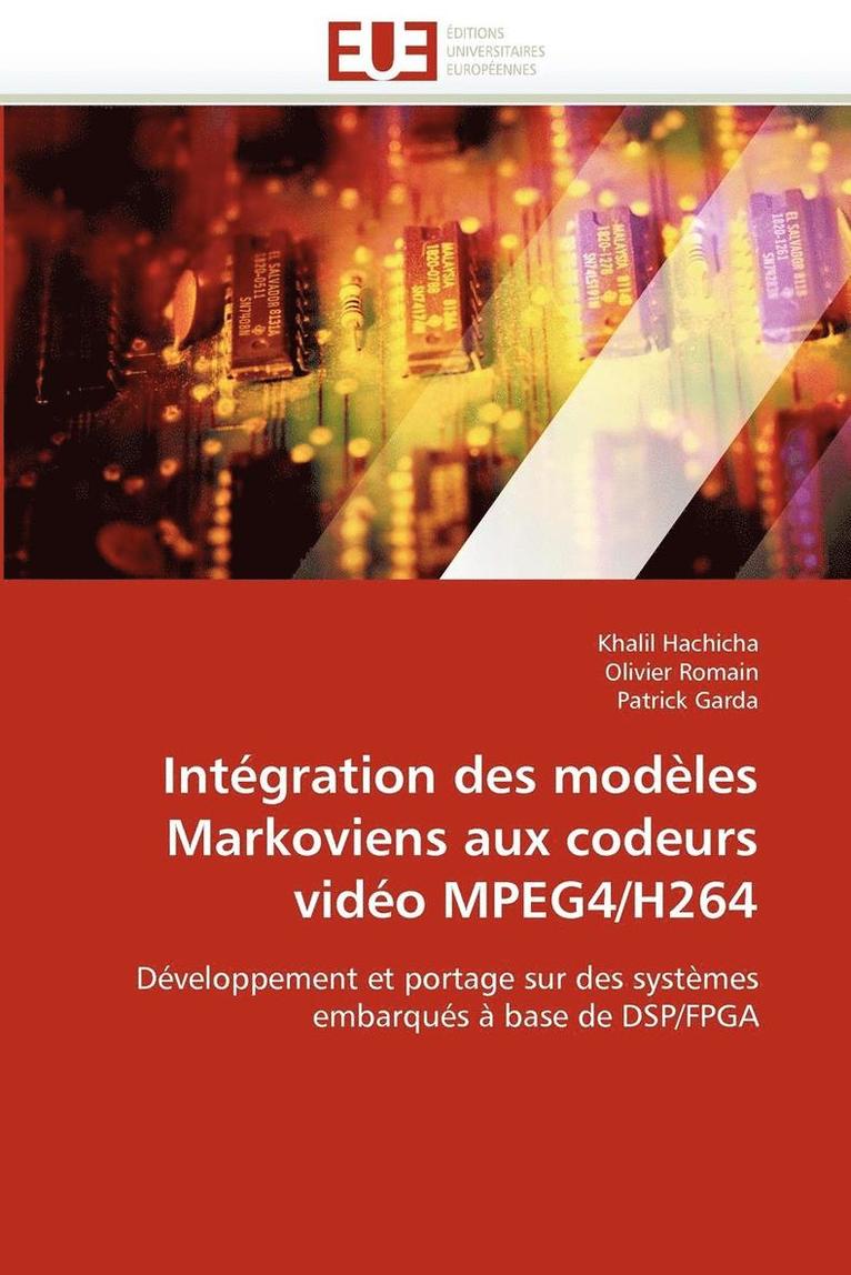 Int gration Des Mod les Markoviens Aux Codeurs Vid o Mpeg4/H264 1