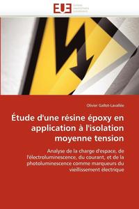 bokomslag ?tude d''une R?sine ?poxy En Application ? l''isolation Moyenne Tension