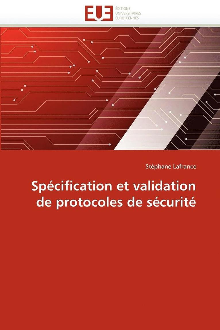 Sp cification Et Validation de Protocoles de S curit  1