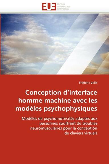 bokomslag Conception d''interface Homme Machine Avec Les Mod les Psychophysiques