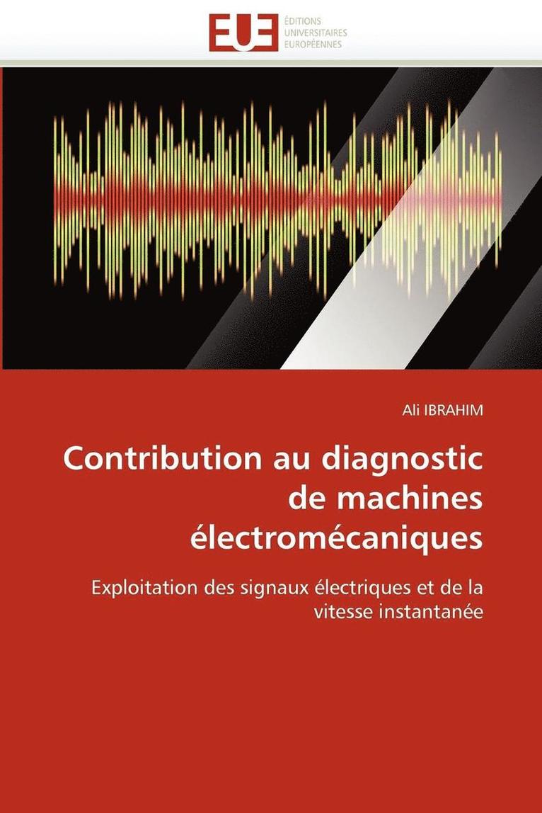 Contribution Au Diagnostic de Machines  lectrom caniques 1