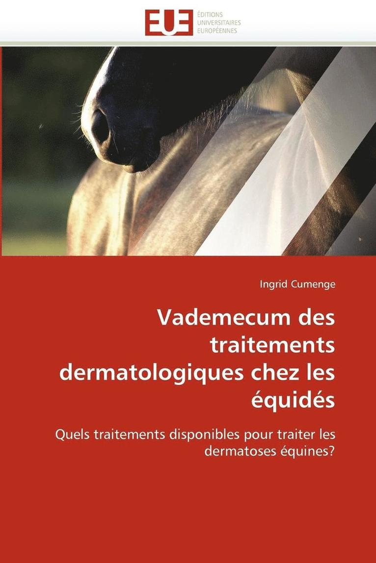 Vademecum Des Traitements Dermatologiques Chez Les  quid s 1