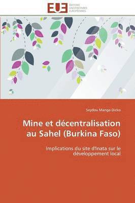 bokomslag Mine et décentralisation au sahel (burkina faso)