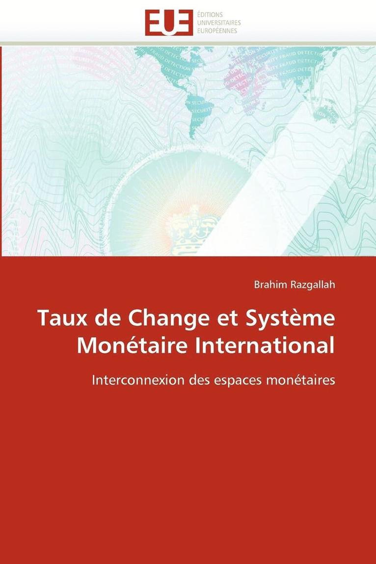 Taux de Change Et Syst me Mon taire International 1