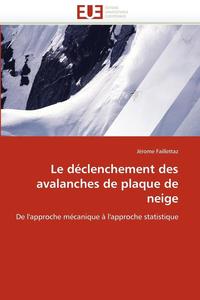 bokomslag déclenchement des avalanches de plaque de neige
