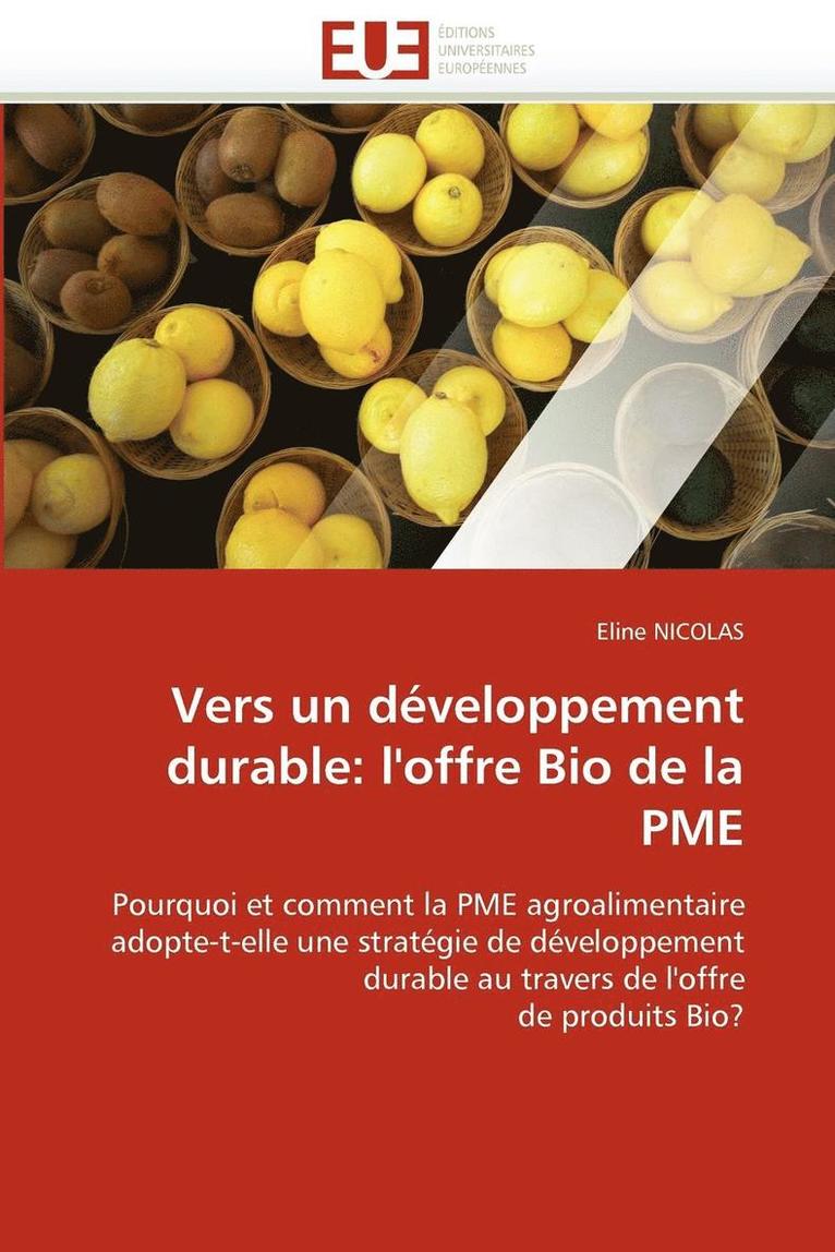 Vers Un D veloppement Durable 1