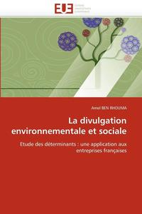 bokomslag La Divulgation Environnementale Et Sociale