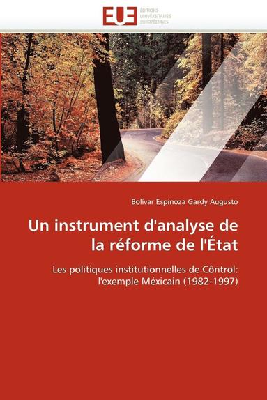 bokomslag Un Instrument d''analyse de la R forme de l'' tat