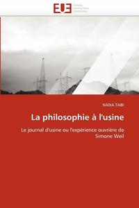 bokomslag La Philosophie   l''usine