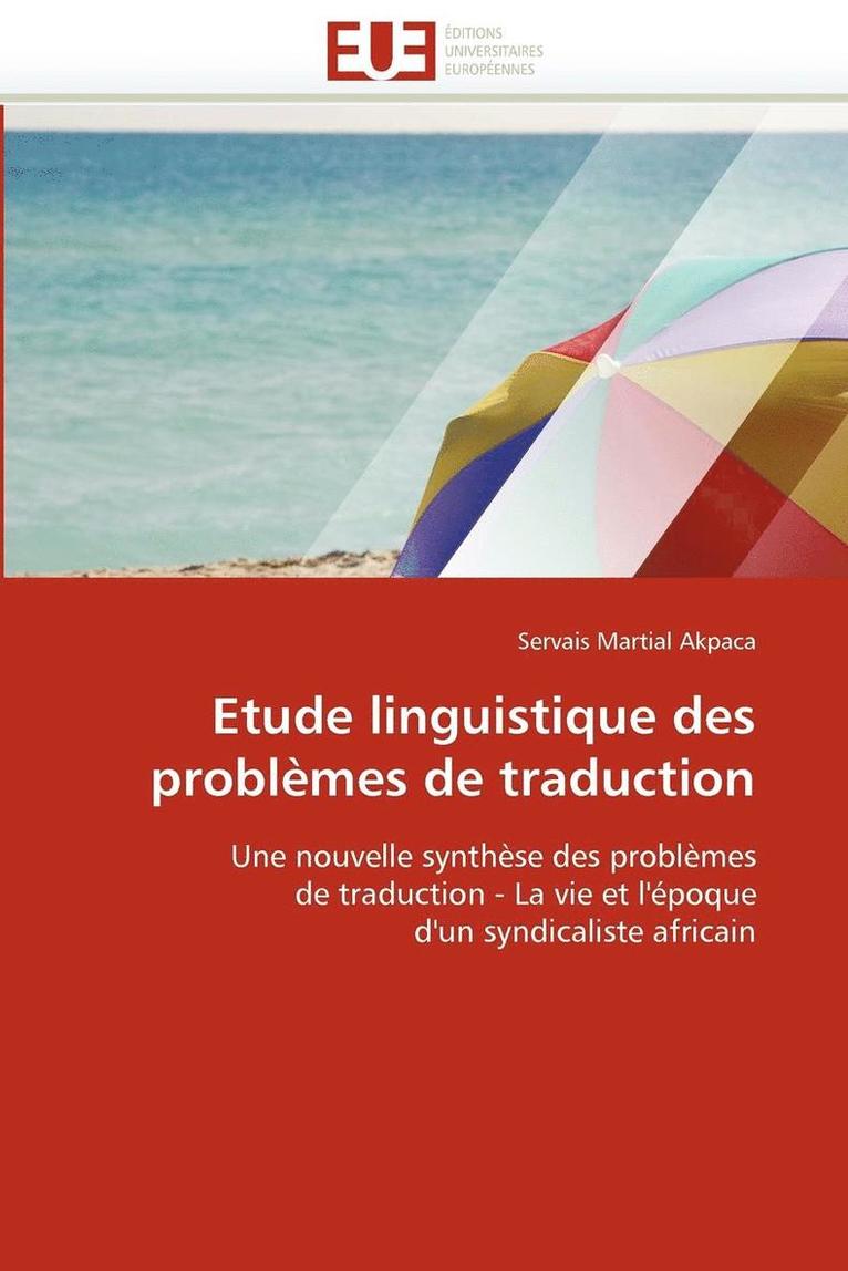 Etude Linguistique Des Probl mes de Traduction 1