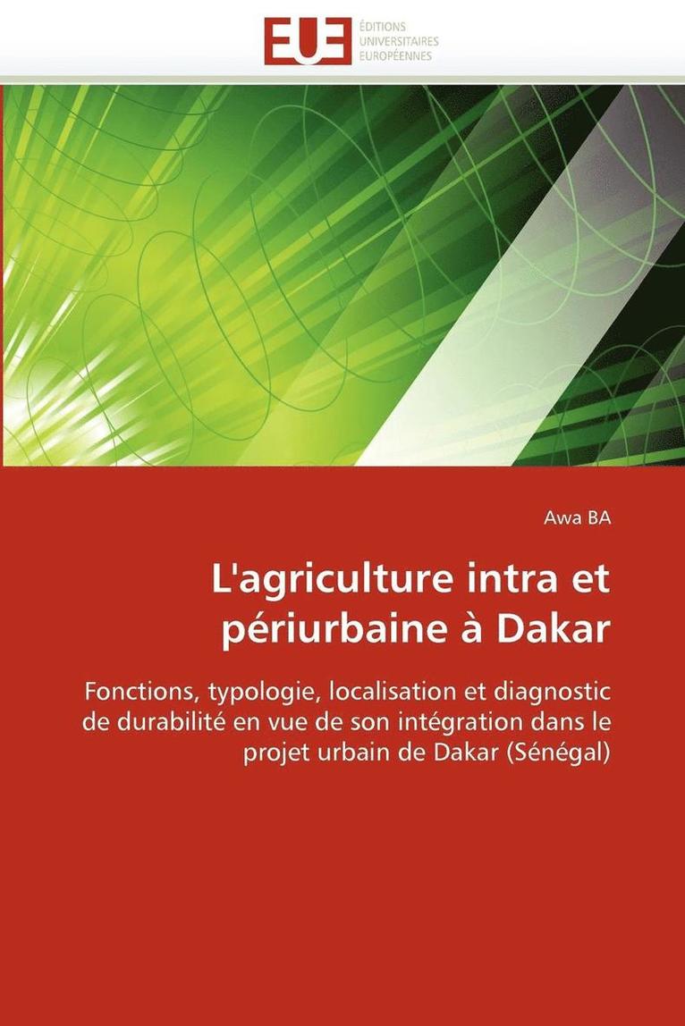 L''agriculture Intra Et P riurbaine   Dakar 1