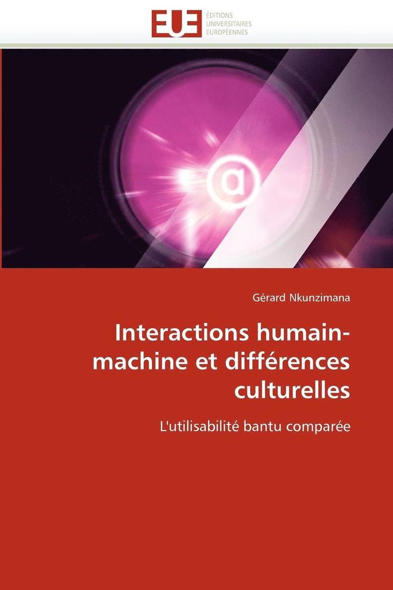 Interactions Humain-Machine Et Diff rences Culturelles 1