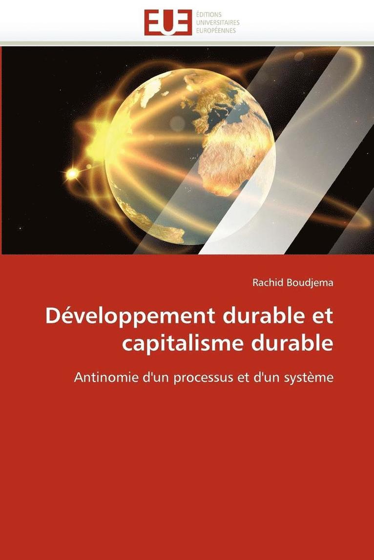 D veloppement Durable Et Capitalisme Durable 1