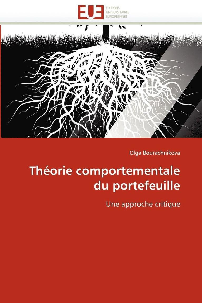 Th orie Comportementale Du Portefeuille 1