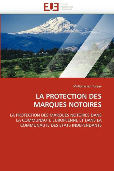 bokomslag La Protection Des Marques Notoires