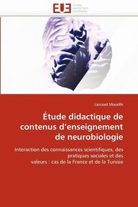 bokomslag  tude Didactique de Contenus D Enseignement de Neurobiologie