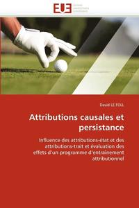 bokomslag Attributions Causales Et Persistance