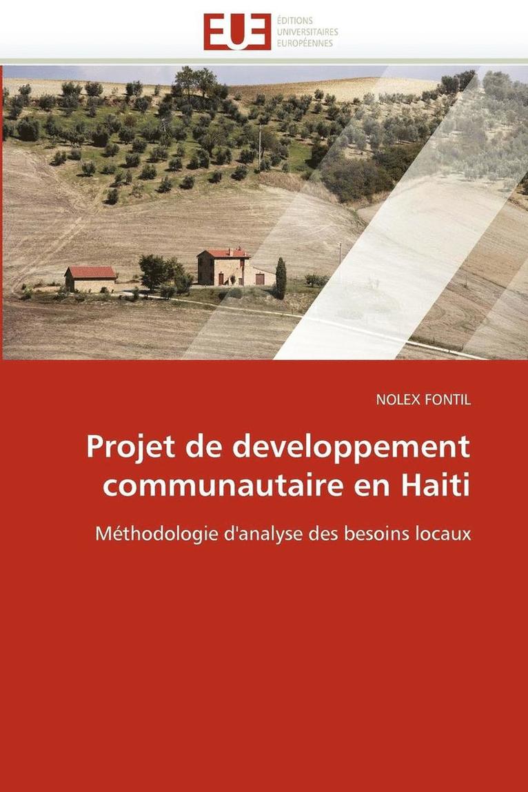 Projet de Developpement Communautaire En Haiti 1