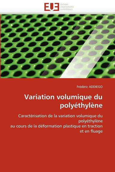 bokomslag Variation volumique du polyéthylène