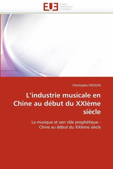 bokomslag L industrie musicale en chine au début du xxième siècle