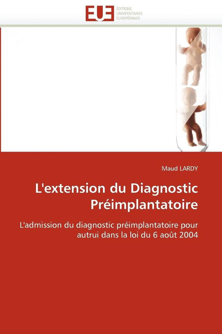 L'Extension Du Diagnostic Pr implantatoire 1