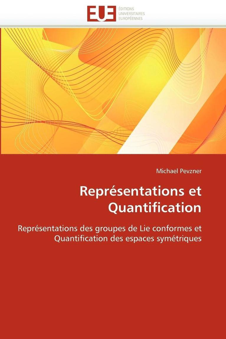 Pevzner-M, PEVZNER-M, Michael Pevzner - Repr�sentations Et Quantification, Häftad