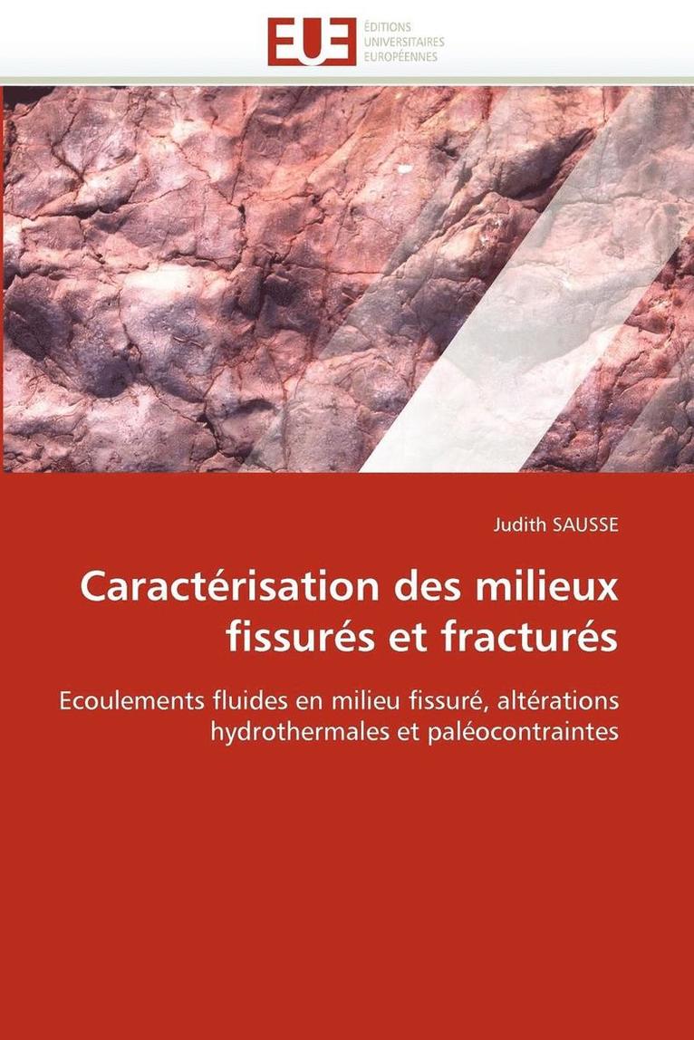 Sausse-J, SAUSSE-J - Caract�risation Des Milieux Fissur�s Et Fractur�s, Häftad