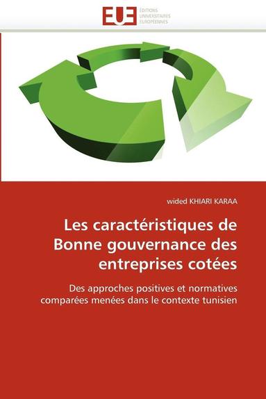 bokomslag Les caractéristiques de bonne gouvernance des entreprises cotées