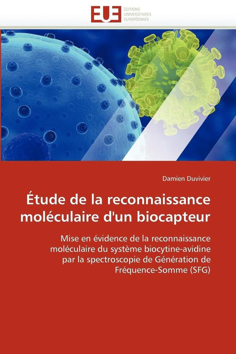 Duvivier-D, TBD, Damien Duvivier - Étude de la reconnaissance moléculaire d''un biocapteur, Häftad
