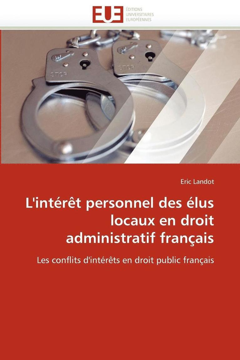 L''int r t Personnel Des  lus Locaux En Droit Administratif Fran ais 1