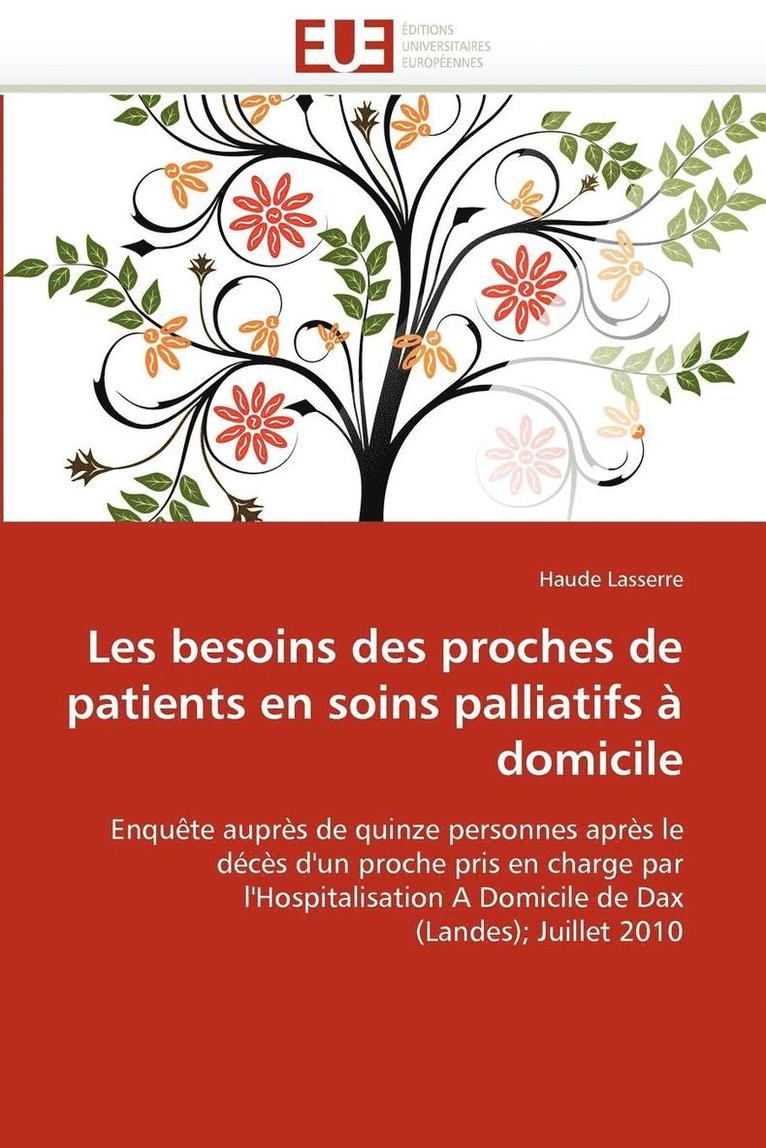Les Besoins Des Proches de Patients En Soins Palliatifs   Domicile 1