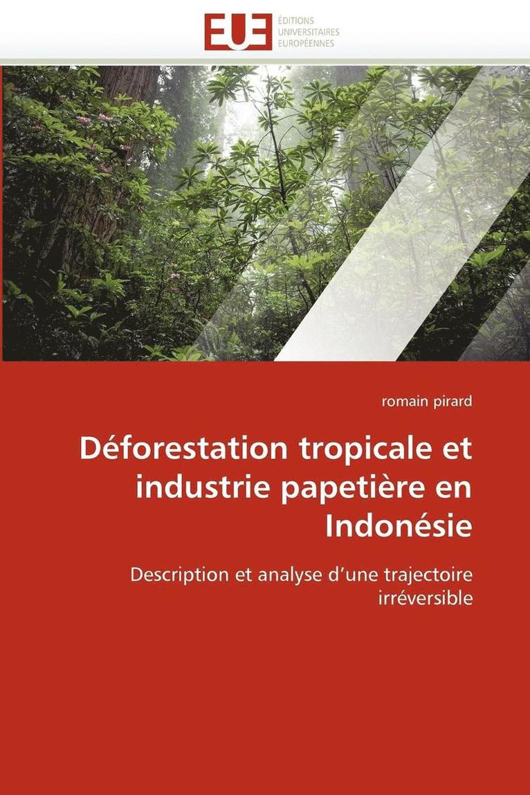 D forestation Tropicale Et Industrie Papeti re En Indon sie 1