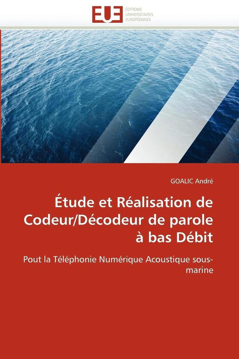  tude Et R alisation de Codeur/D codeur de Parole   Bas D bit 1