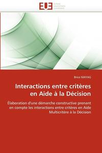 bokomslag Interactions entre critères en aide à la décision