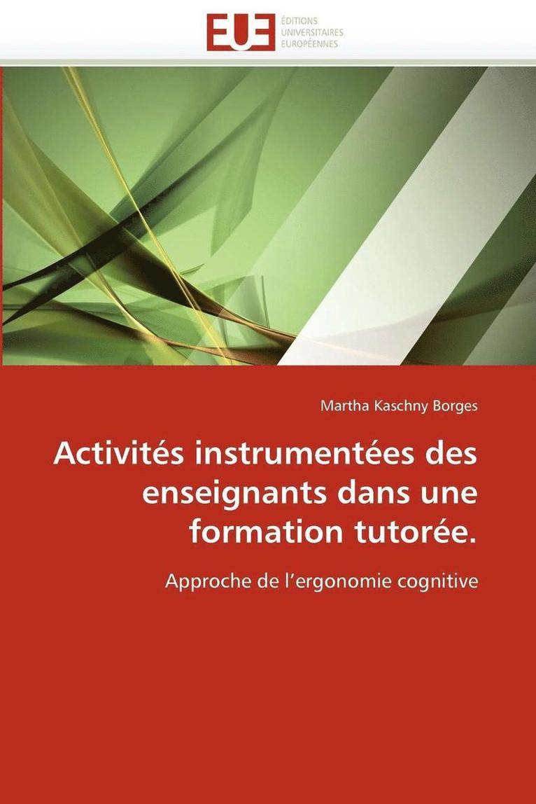 Activit s Instrument es Des Enseignants Dans Une Formation Tutor e. 1