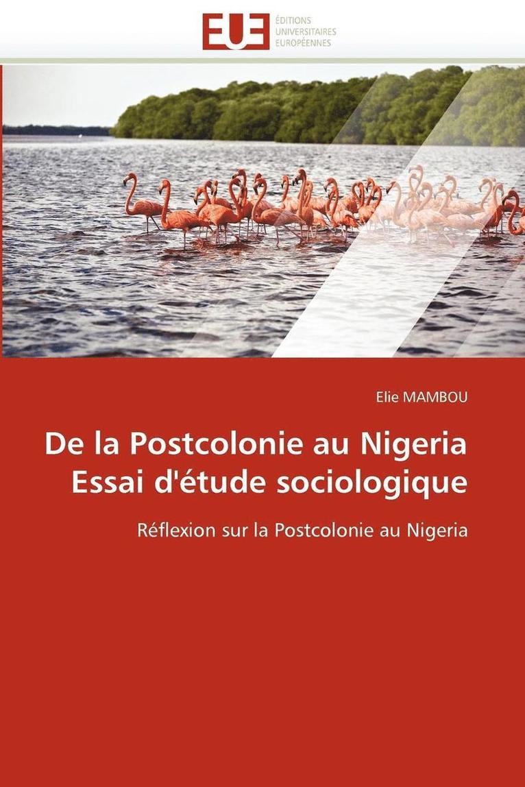 de la Postcolonie Au Nigeria Essai d'' tude Sociologique 1