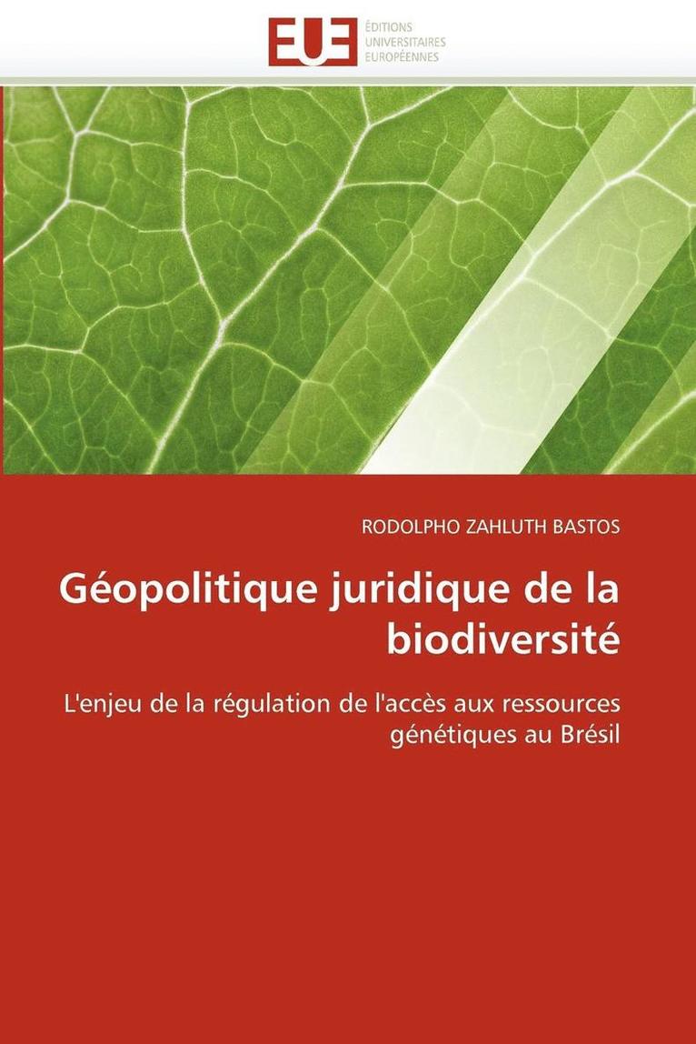 G opolitique Juridique de la Biodiversit  1