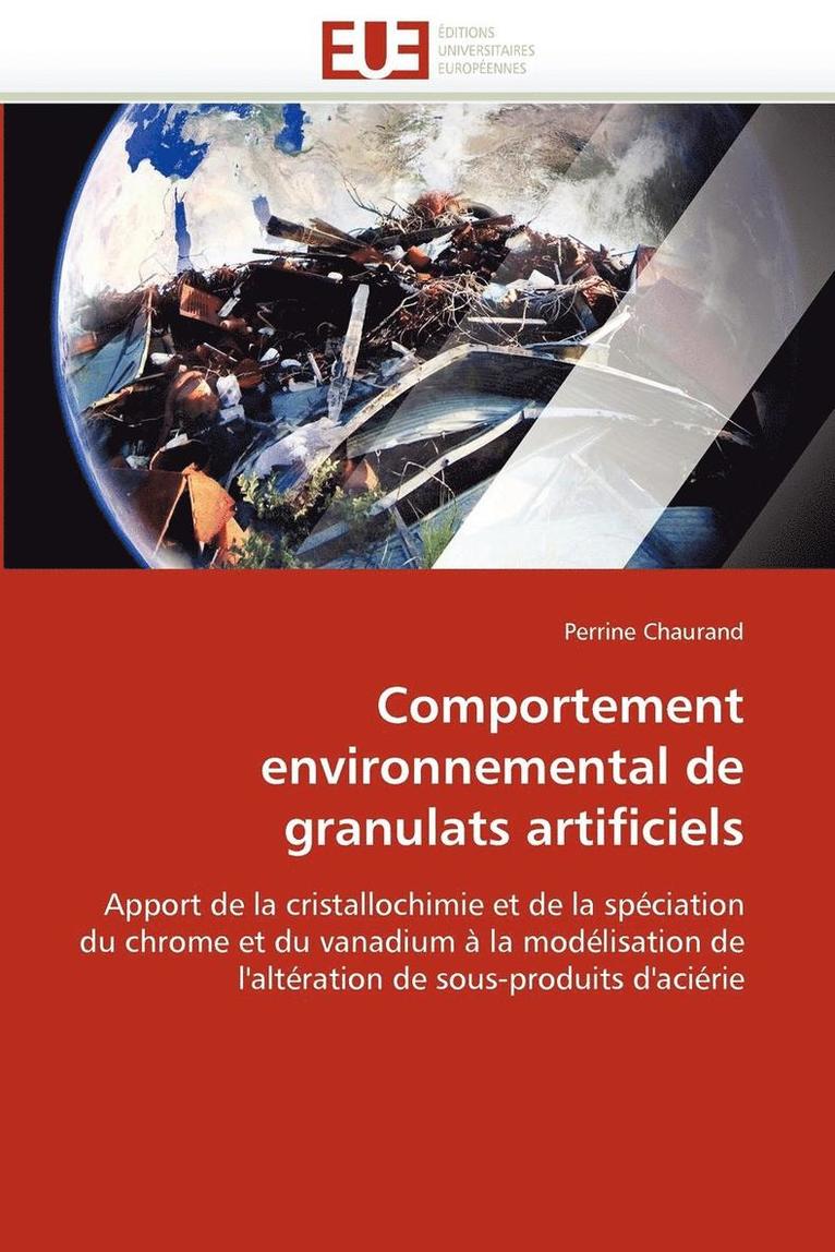 Comportement Environnemental de Granulats Artificiels 1